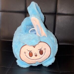 Labubu Light Blue Plush Crossbody Bag